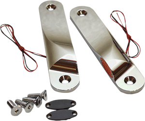Pro-One Performance - LED Front Turn Signal Lights - Chrome - LED Front Signal Lights - 909109